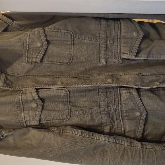 Olive Green Utility Jacket - Picture 4 of 4